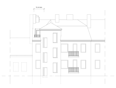 elevation takterass bygglov arkitekt